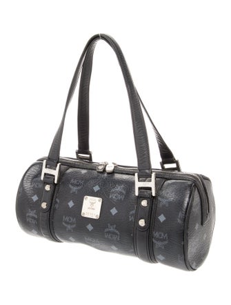 MCM Leather Top Handle Bag