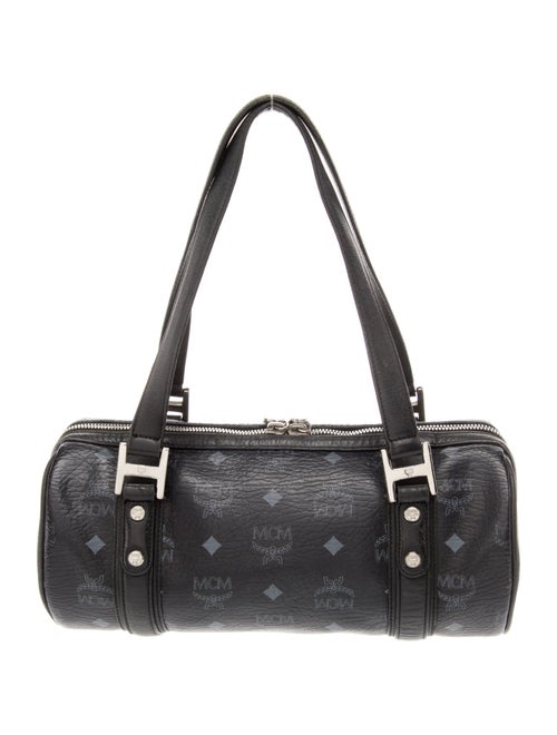 MCM Leather Top Handle Bag