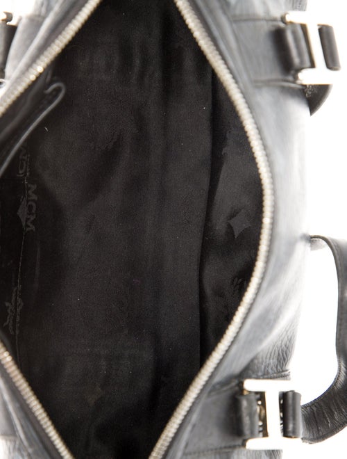 MCM Leather Top Handle Bag