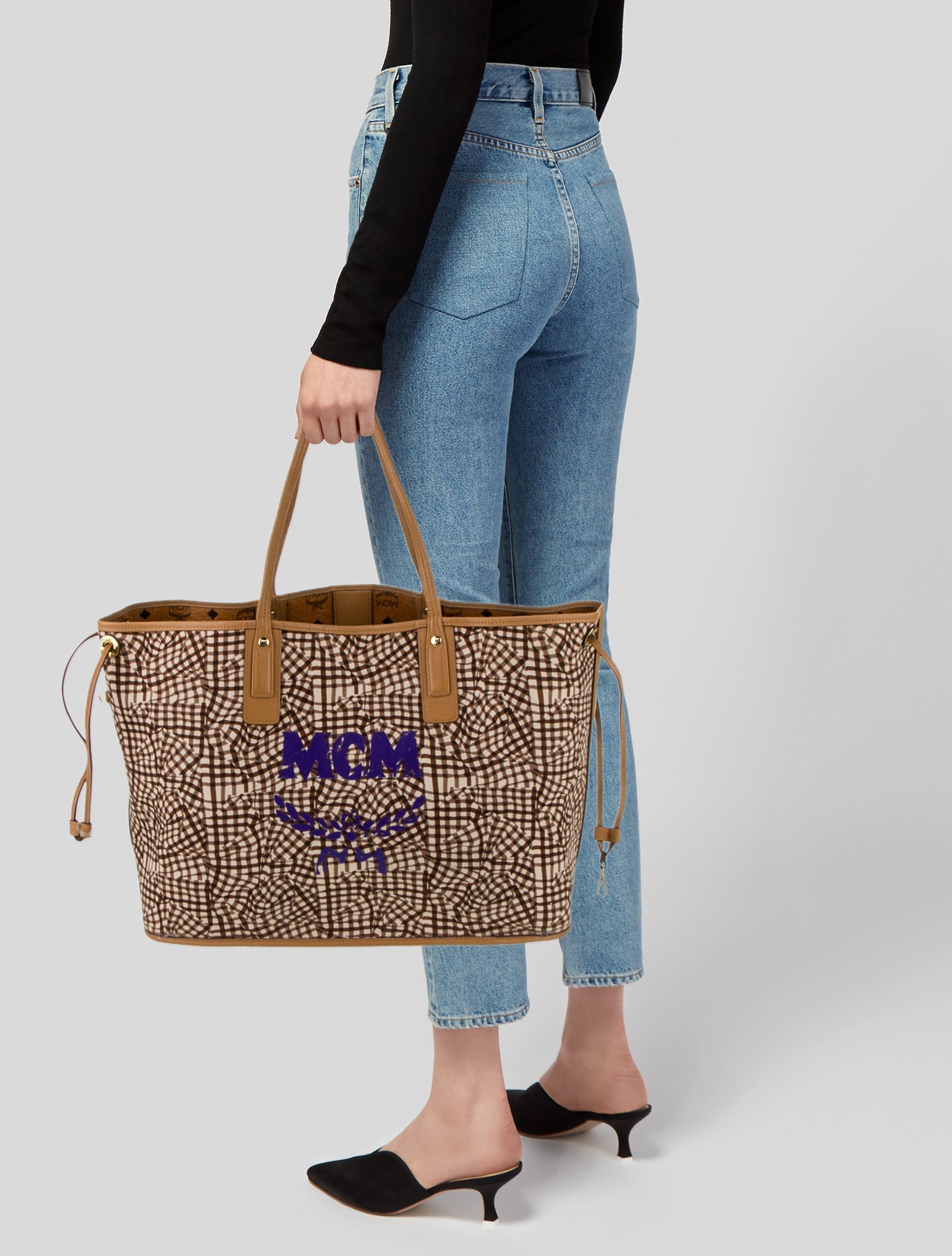MCM Monogram Reversable Tote