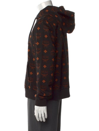 MCM Printed Mock Neck Hoodie