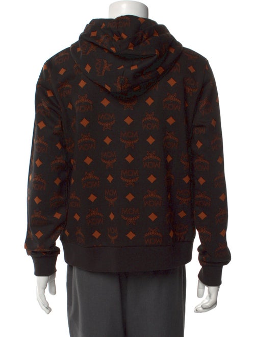 MCM Printed Mock Neck Hoodie
