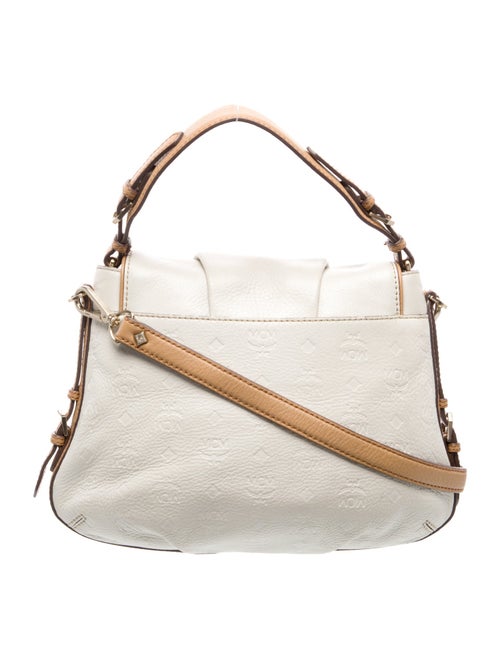 MCM Leather Top Handle Bag