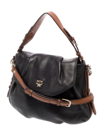MCM Leather Top Handle Bag