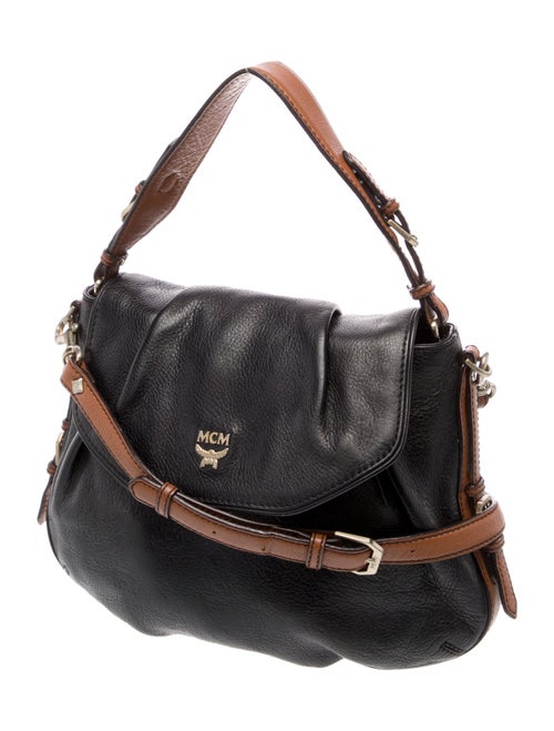 MCM Leather Top Handle Bag