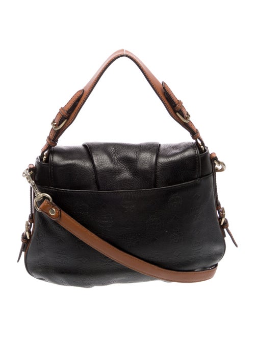 MCM Leather Top Handle Bag