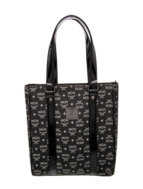 MCM Canvas Top Handle Bag