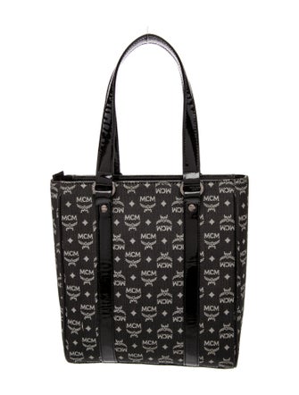 MCM Canvas Top Handle Bag