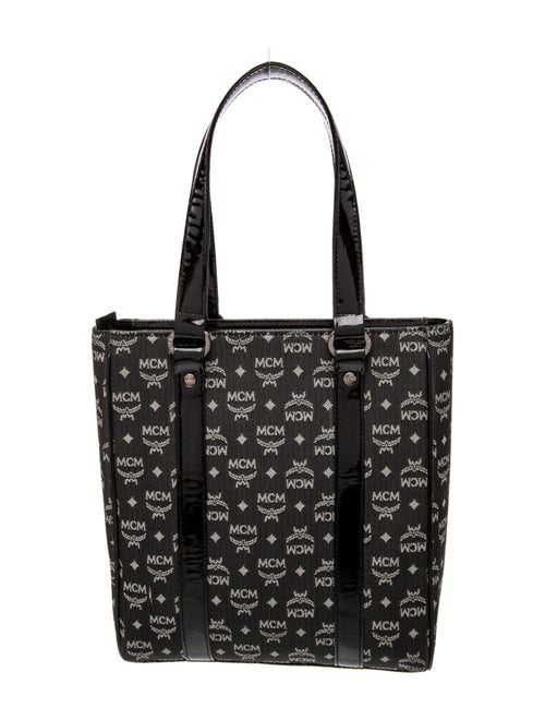 MCM Canvas Top Handle Bag