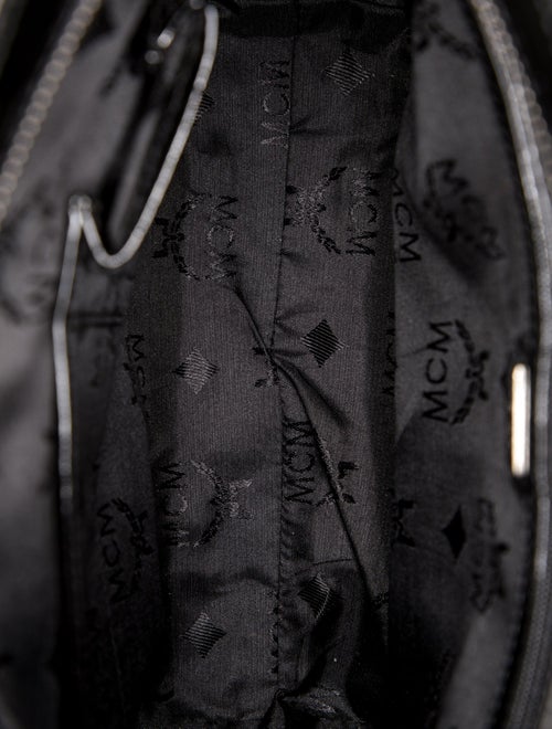 MCM Canvas Top Handle Bag