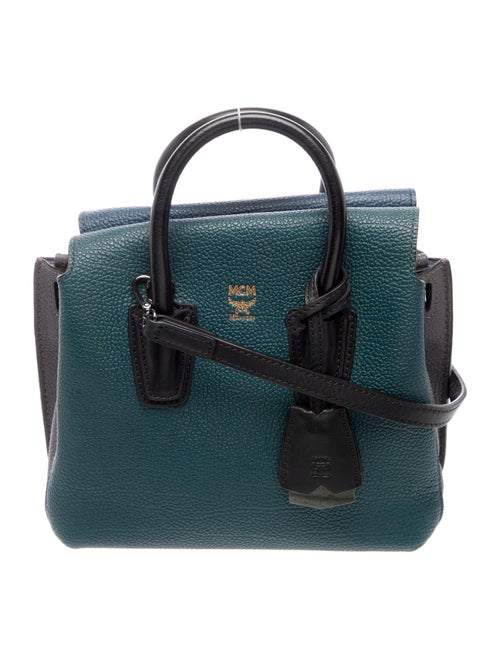 MCM Leather Top Handle Bag