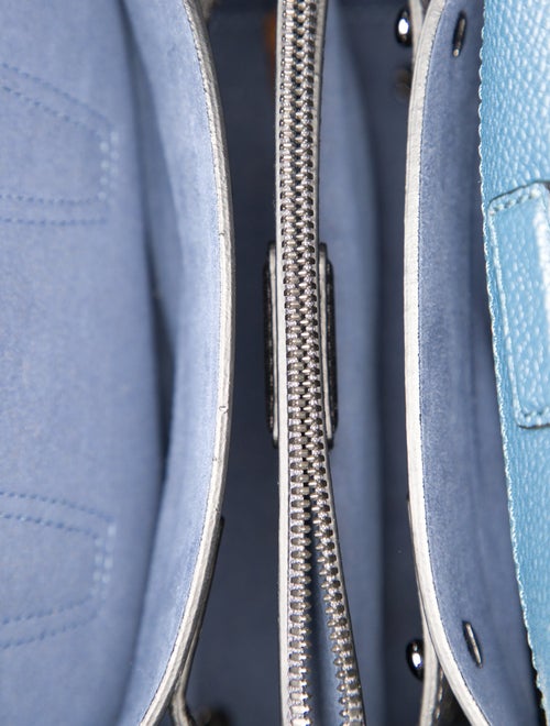 MCM Leather Top Handle Bag