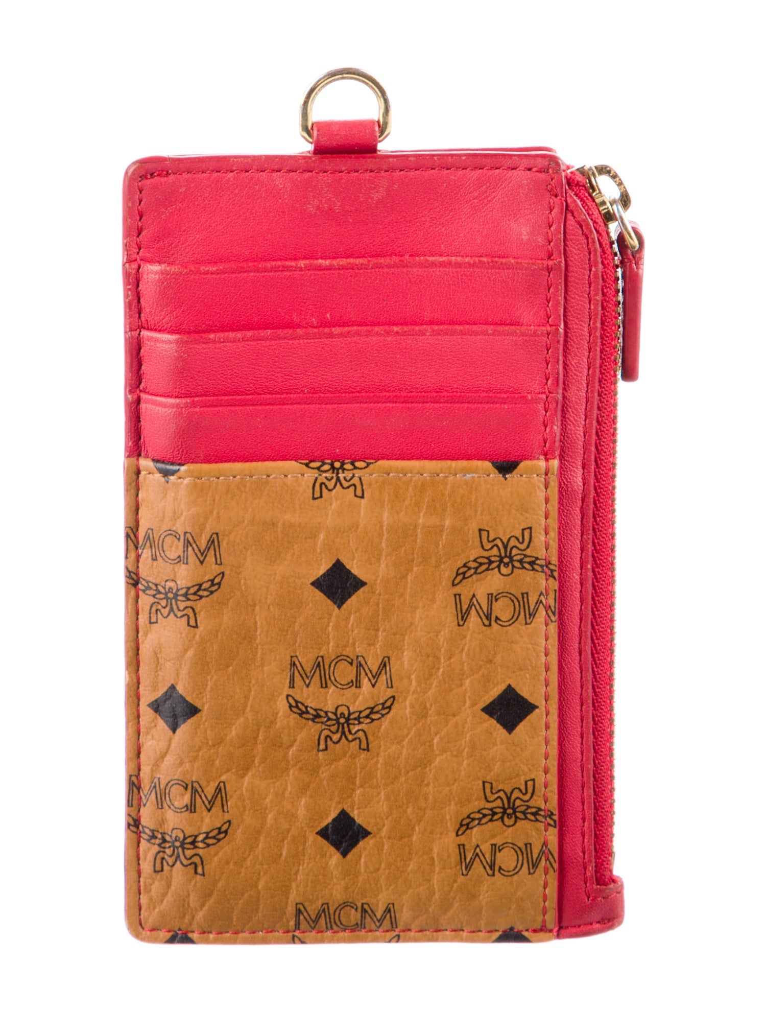 MCM Leather Printed Bifold Wallet