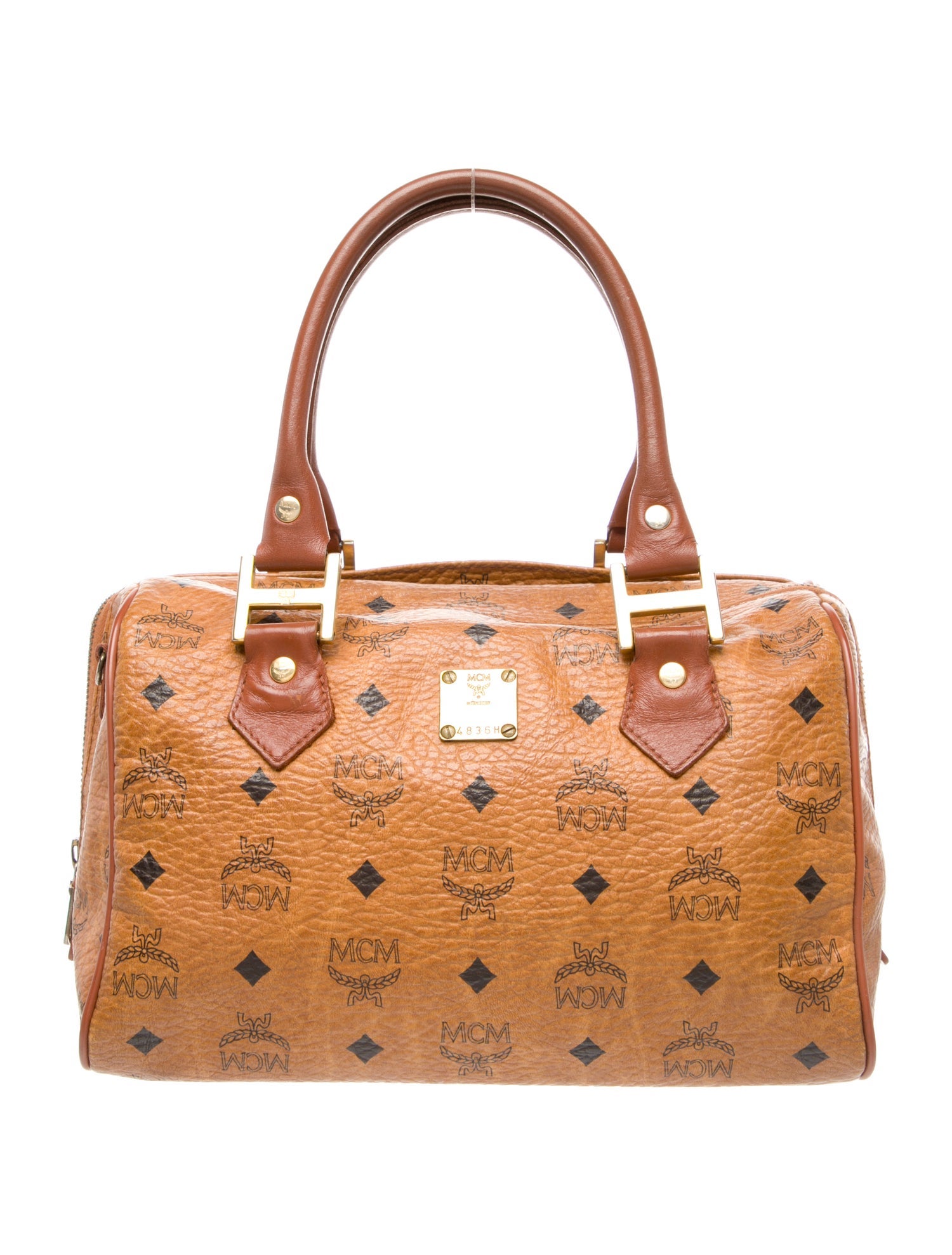 MCM Monogram Boston Bag Vintage