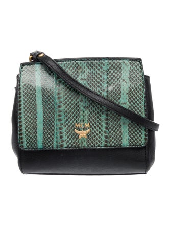 MCM Leather Shoulder Bag