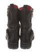 MCM Leather Moto Boots