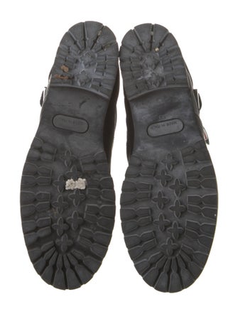 MCM Leather Moto Boots