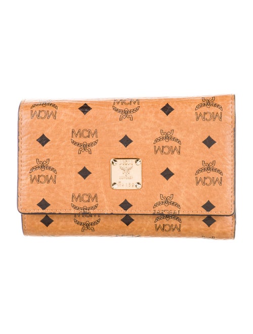 MCM Viestos Leather Compact Wallet