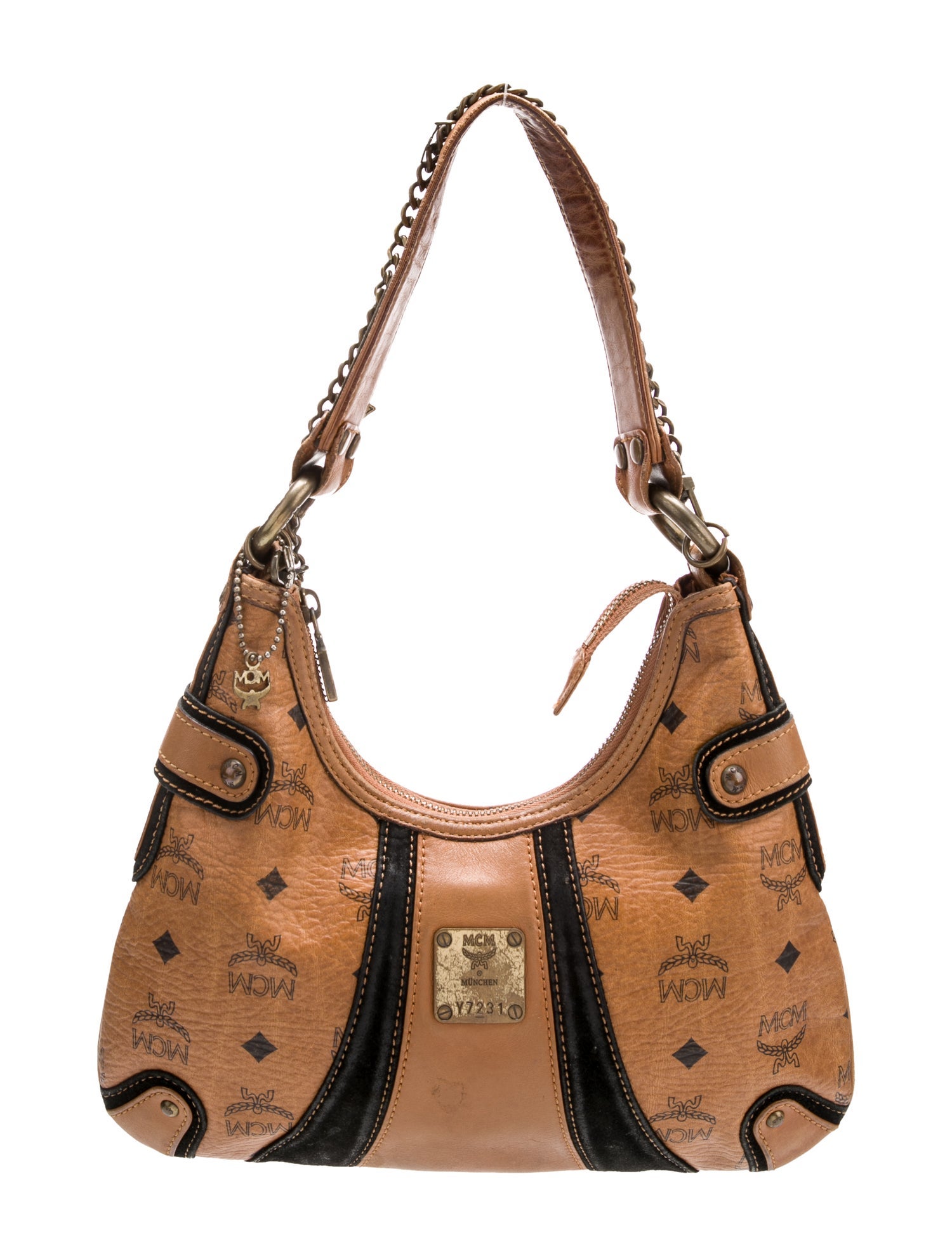 MCM Leather Shoulder Bag Vintage