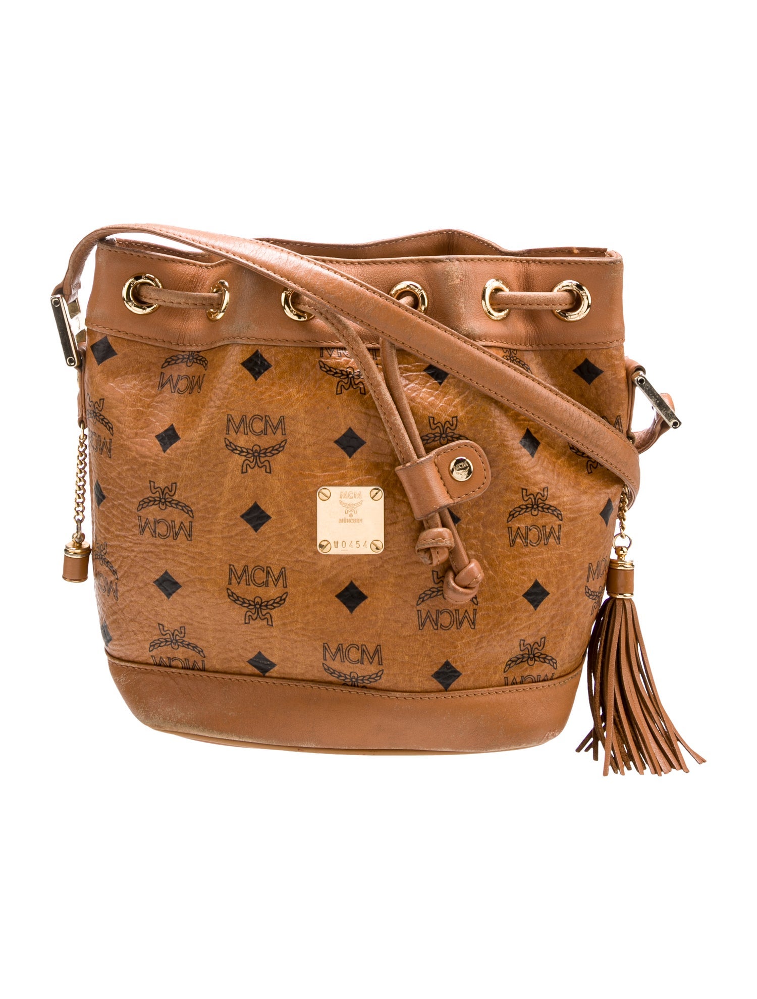 MCM Monogram Bucket Bag