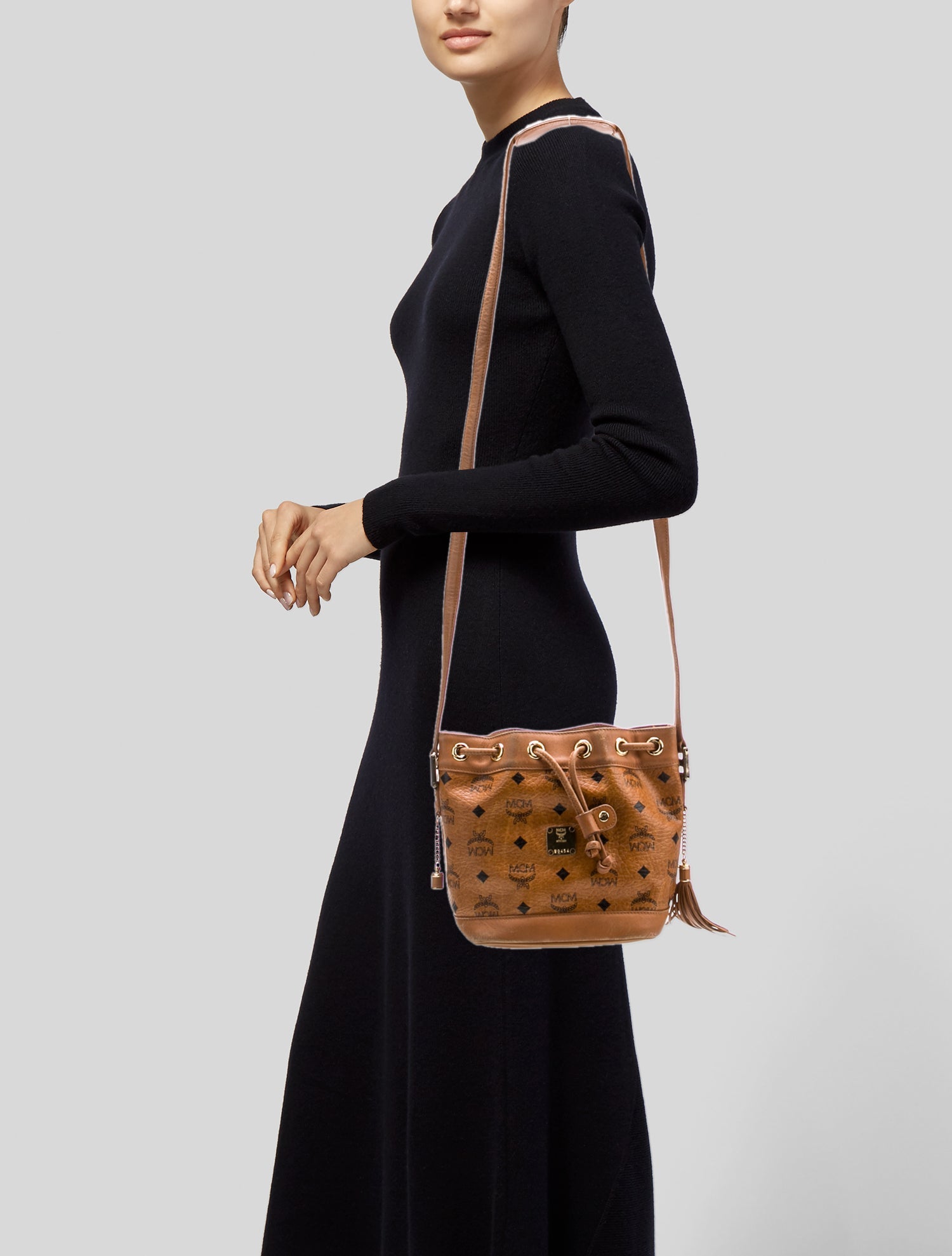 MCM Monogram Bucket Bag