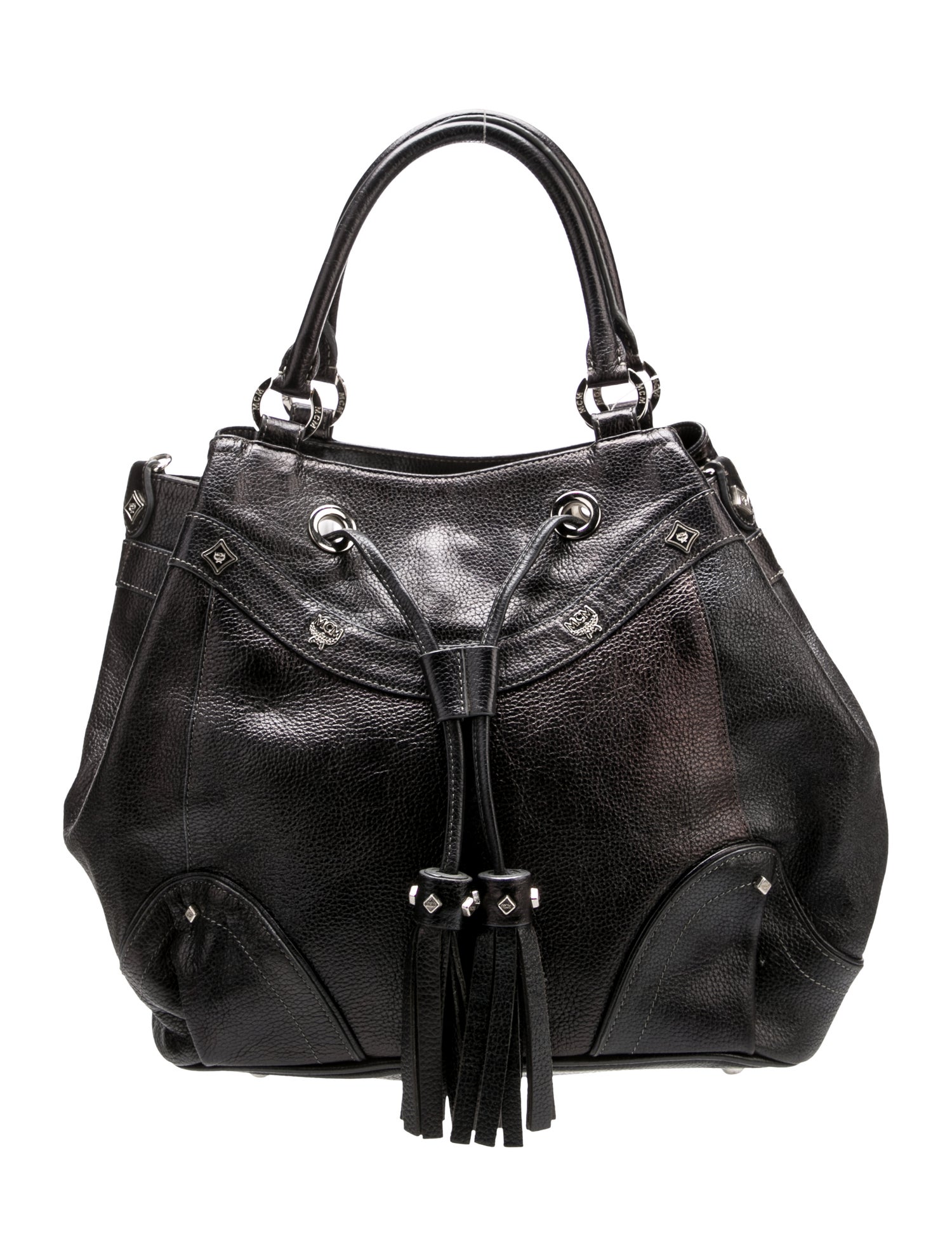 MCM Leather Hobo
