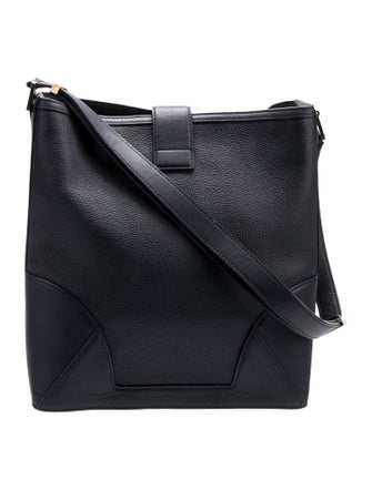 MCM Leather Messenger Bag