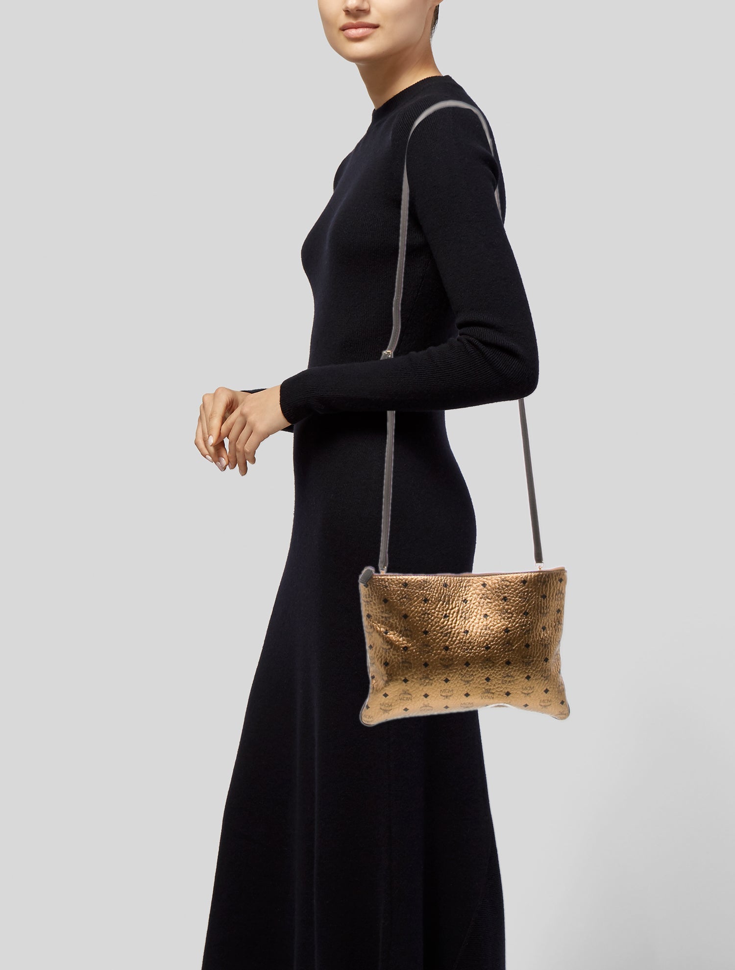 MCM Monogram Crossbody Bag