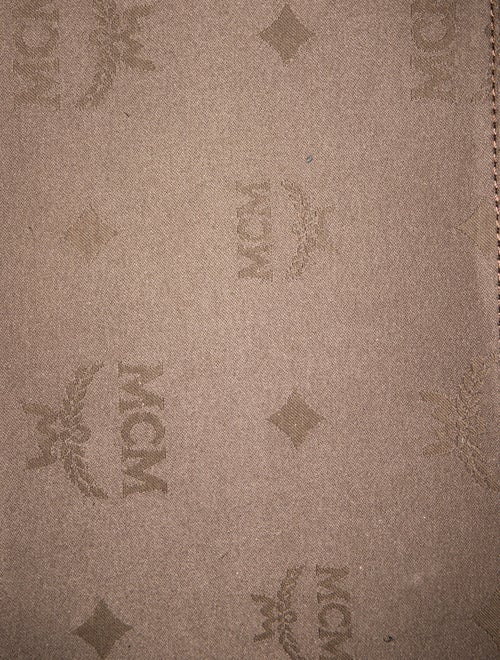 MCM Canvas Top Handle Bag