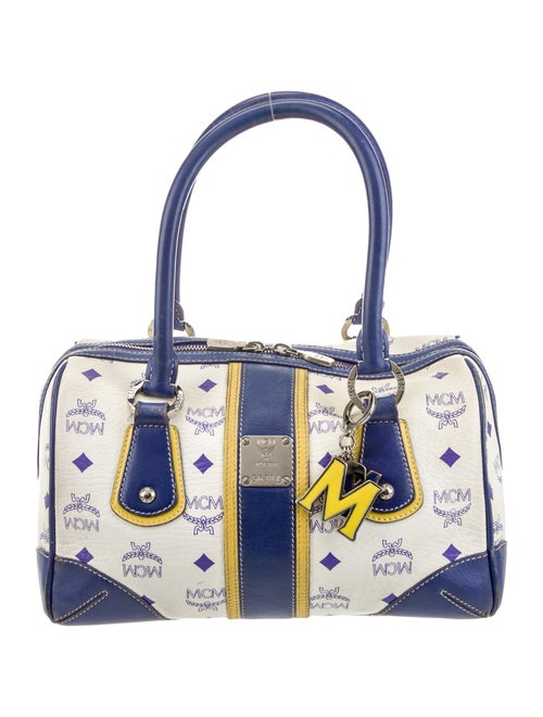 MCM Leather Top Handle Bag