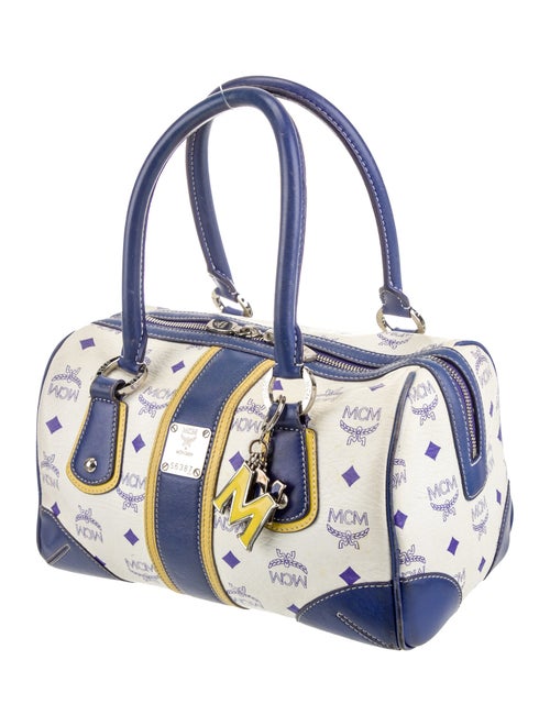 MCM Leather Top Handle Bag