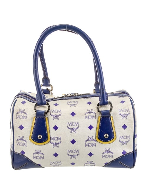 MCM Leather Top Handle Bag