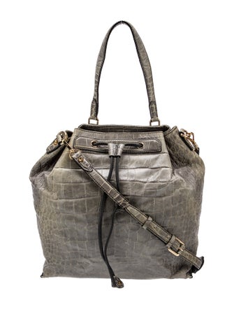 MCM Leather Bucket Bag