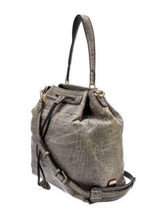 MCM Leather Bucket Bag