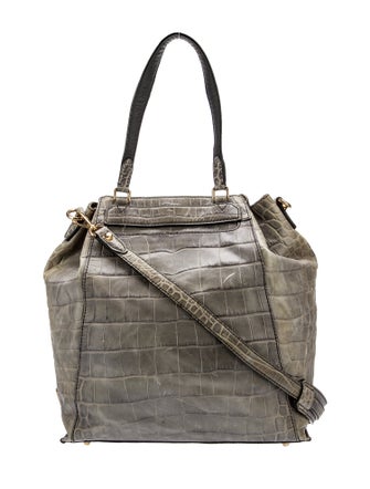 MCM Leather Bucket Bag