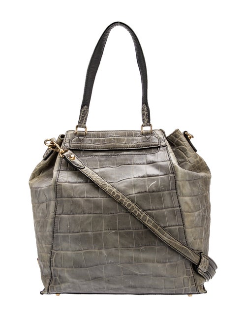 MCM Leather Bucket Bag