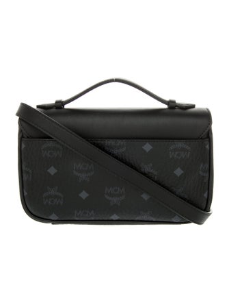 MCM Visetos Crossbody Bag Medium