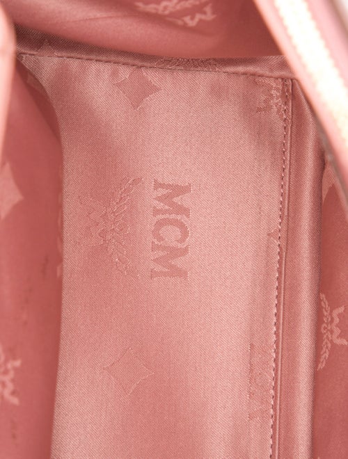 MCM Saffiano Leather Top Handle Bag