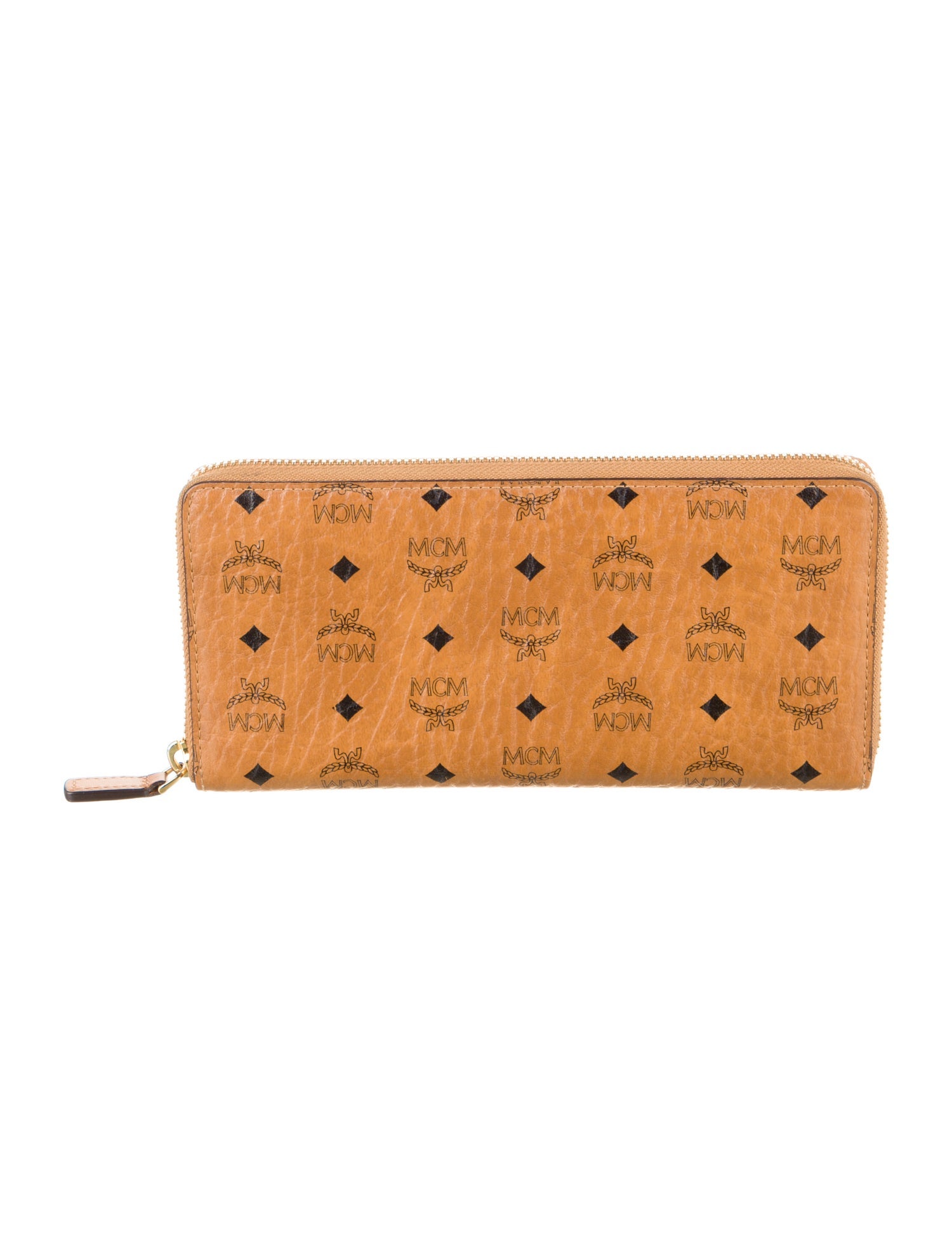 MCM Visetos Monogram Pattern Continental Wallet