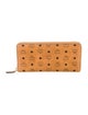MCM Visetos Monogram Pattern Continental Wallet