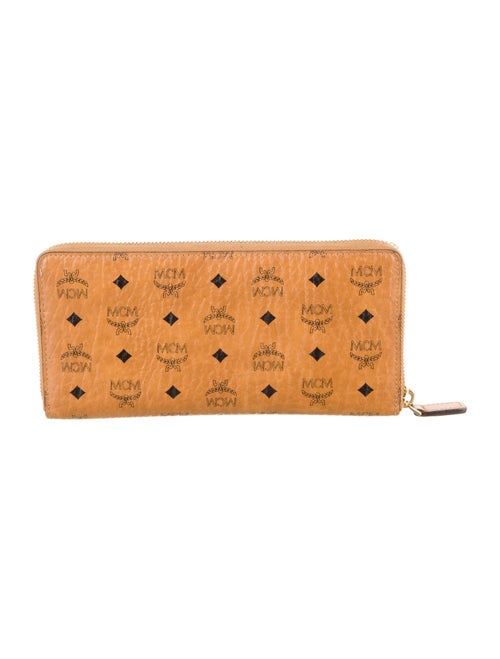 MCM Visetos Monogram Pattern Continental Wallet