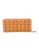 MCM Visetos Monogram Pattern Continental Wallet
