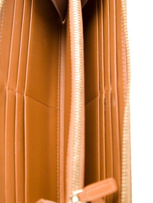 MCM Visetos Monogram Pattern Continental Wallet