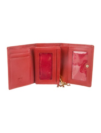 MCM Leather Trifold Wallet