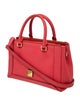 MCM Leather Top Handle Bag