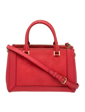 MCM Leather Top Handle Bag