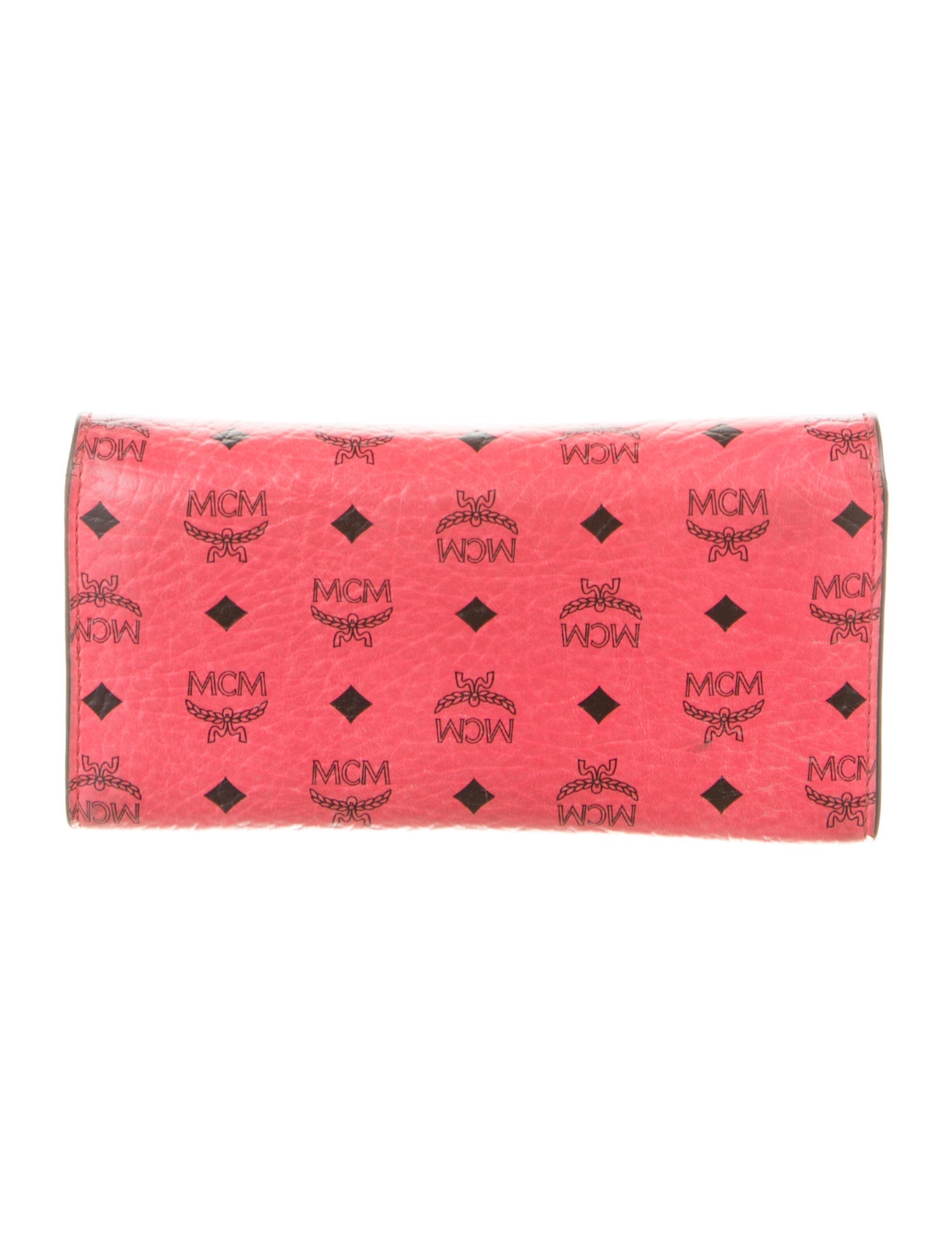 MCM Visetos Monogram Pattern Wallet