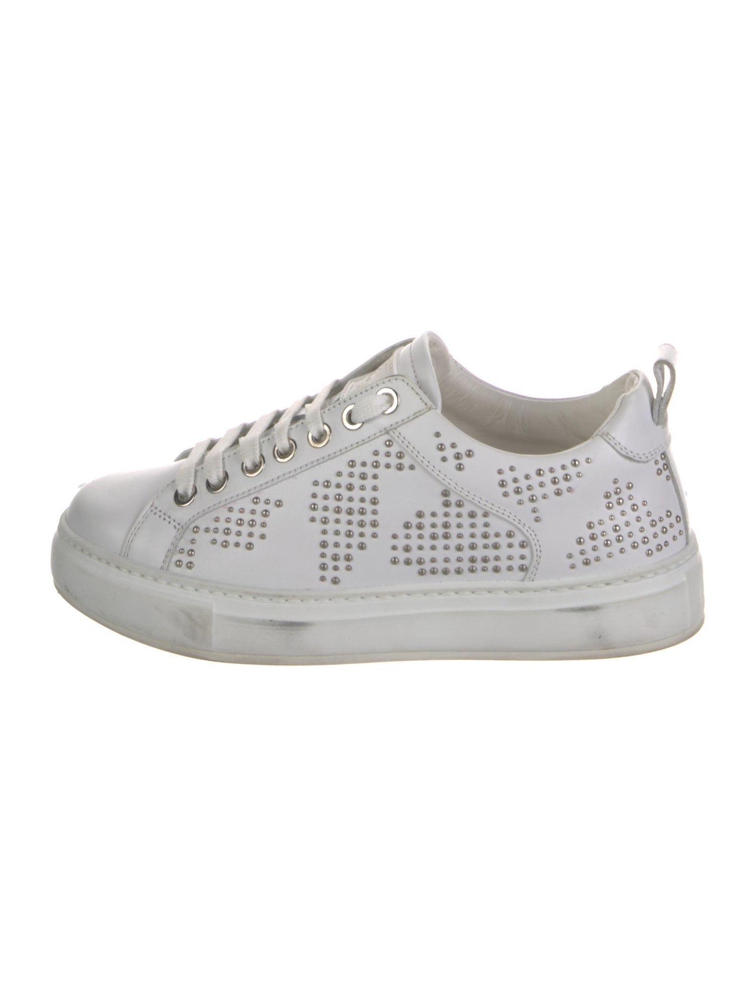 MCM Leather Printed Sneakers