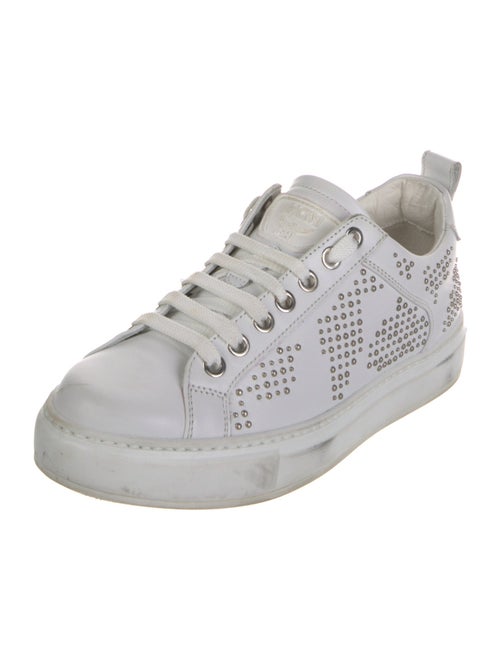 MCM Leather Printed Sneakers