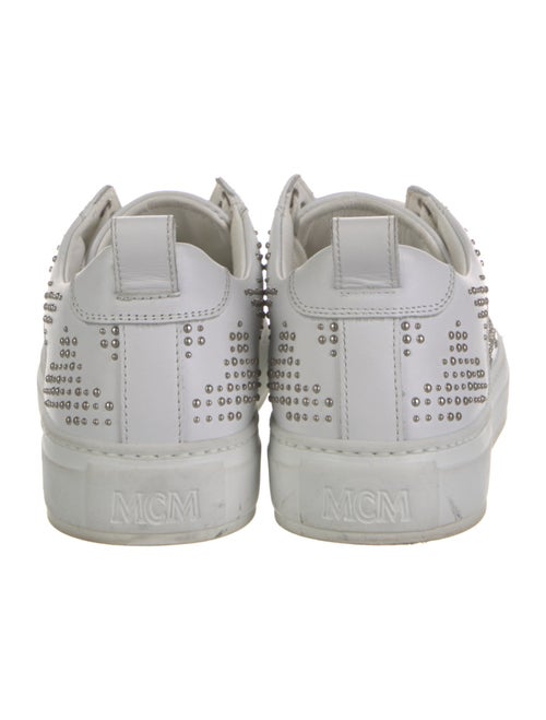 MCM Leather Printed Sneakers